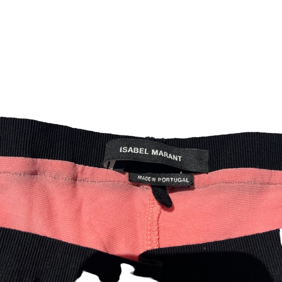 Isabel Marant Slim Pink Ruffle Flutter Knit Max Yoga pants No 1501, Size 42 - Picture 7 of 9